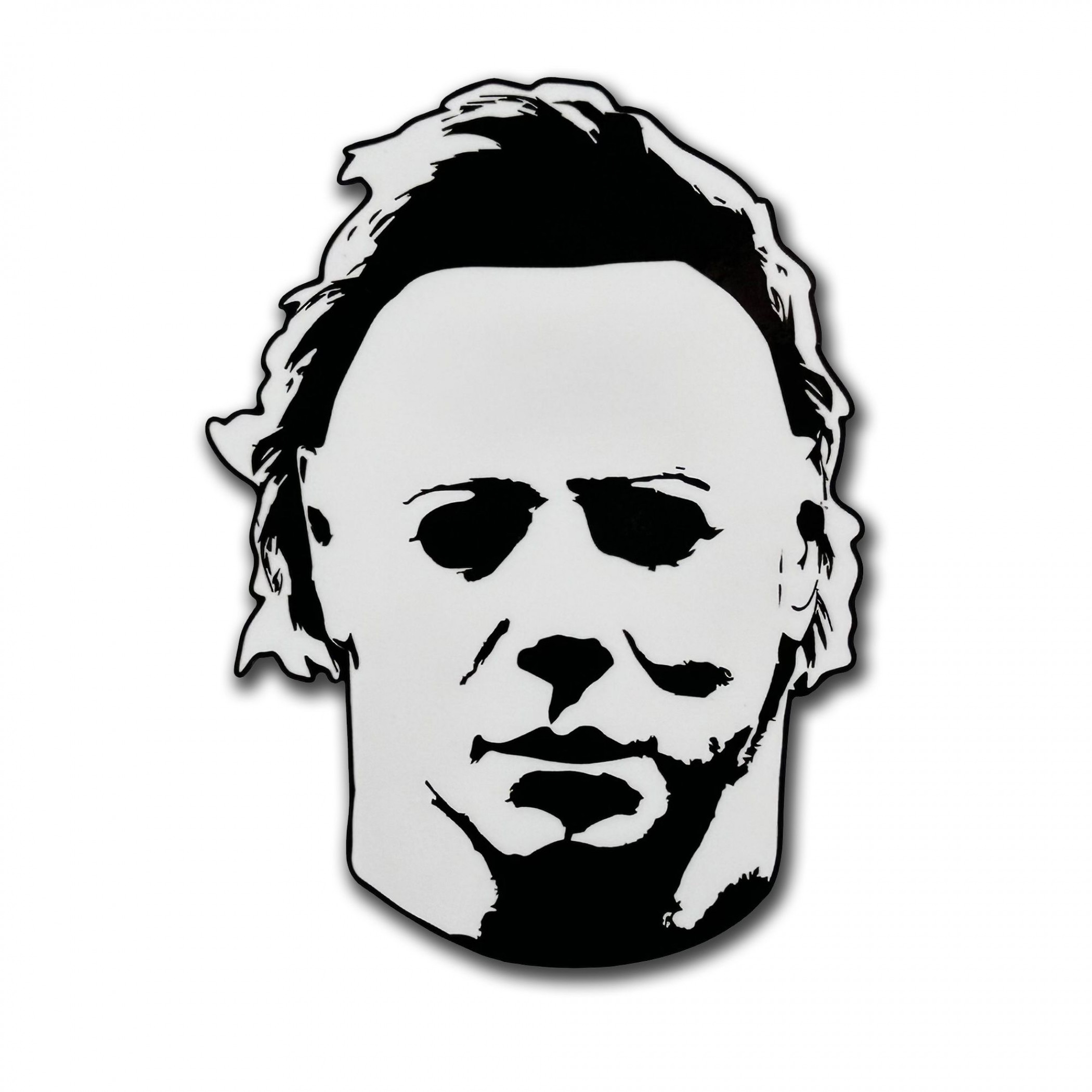 Michael Myers Halloween Car Decal, White