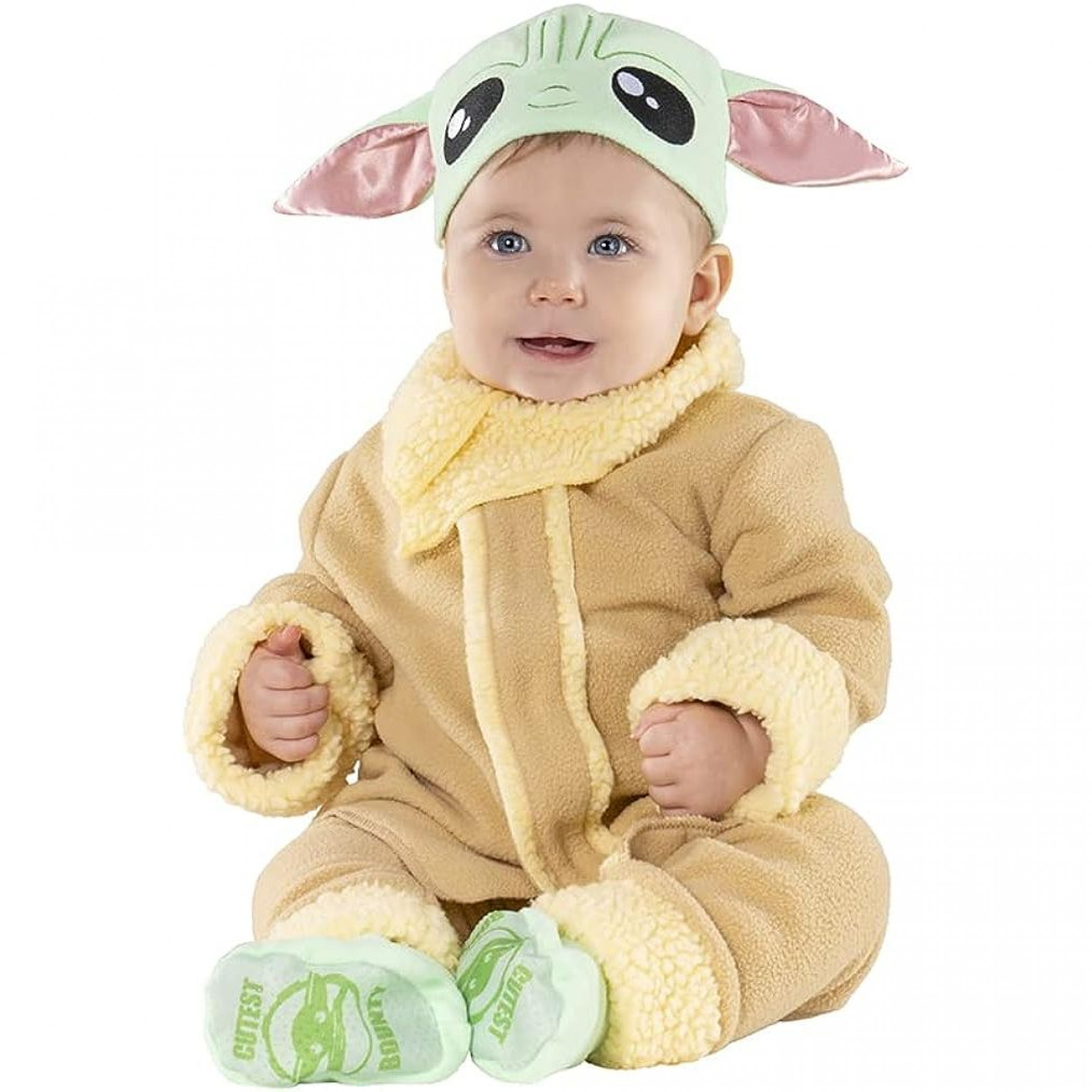 Star Wars The Mandalorian Infant Costume with Non-Slip Booties, Multi-Color