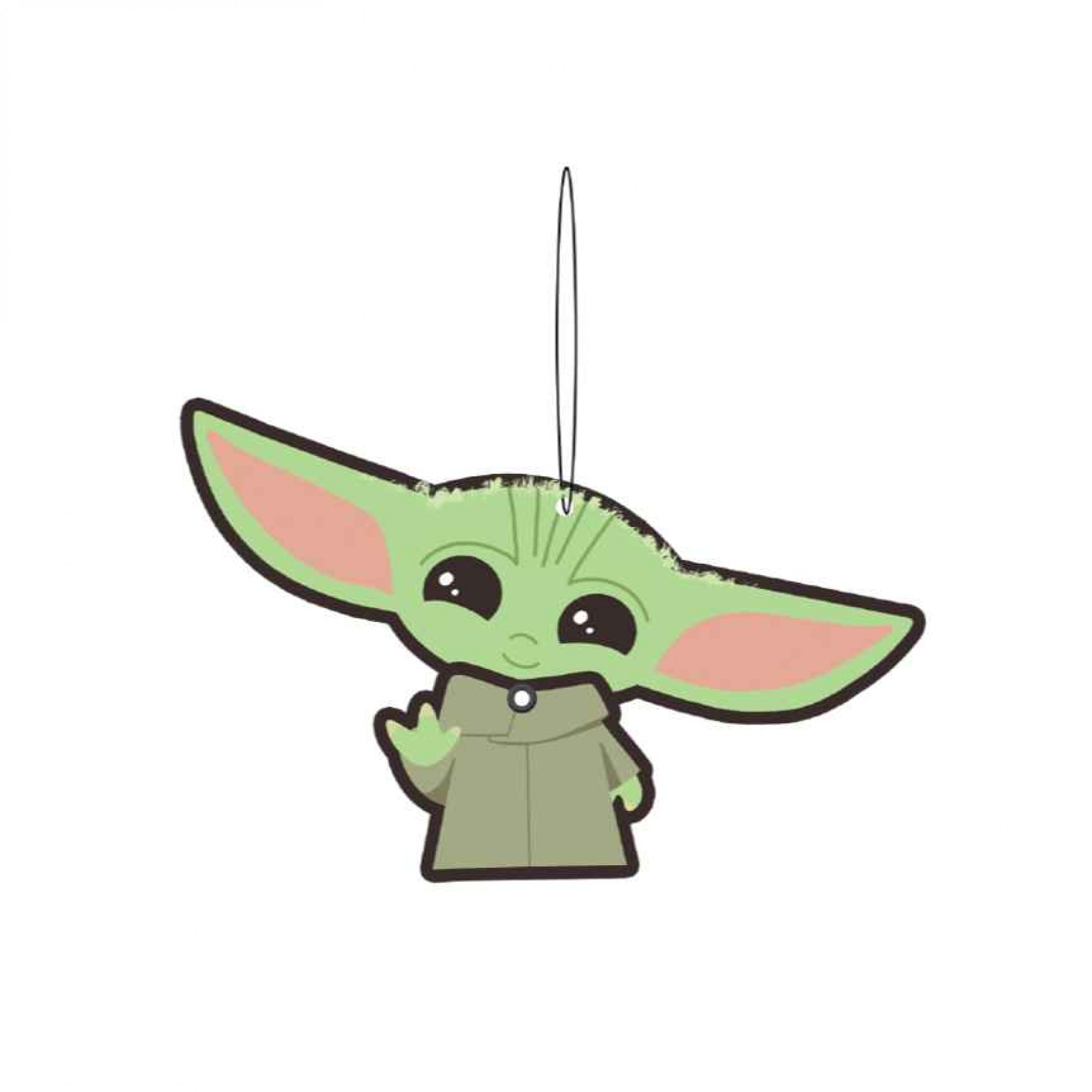 Star Wars The Mandalorian Grogu Bobble Head Wiggle Air Freshener, Green