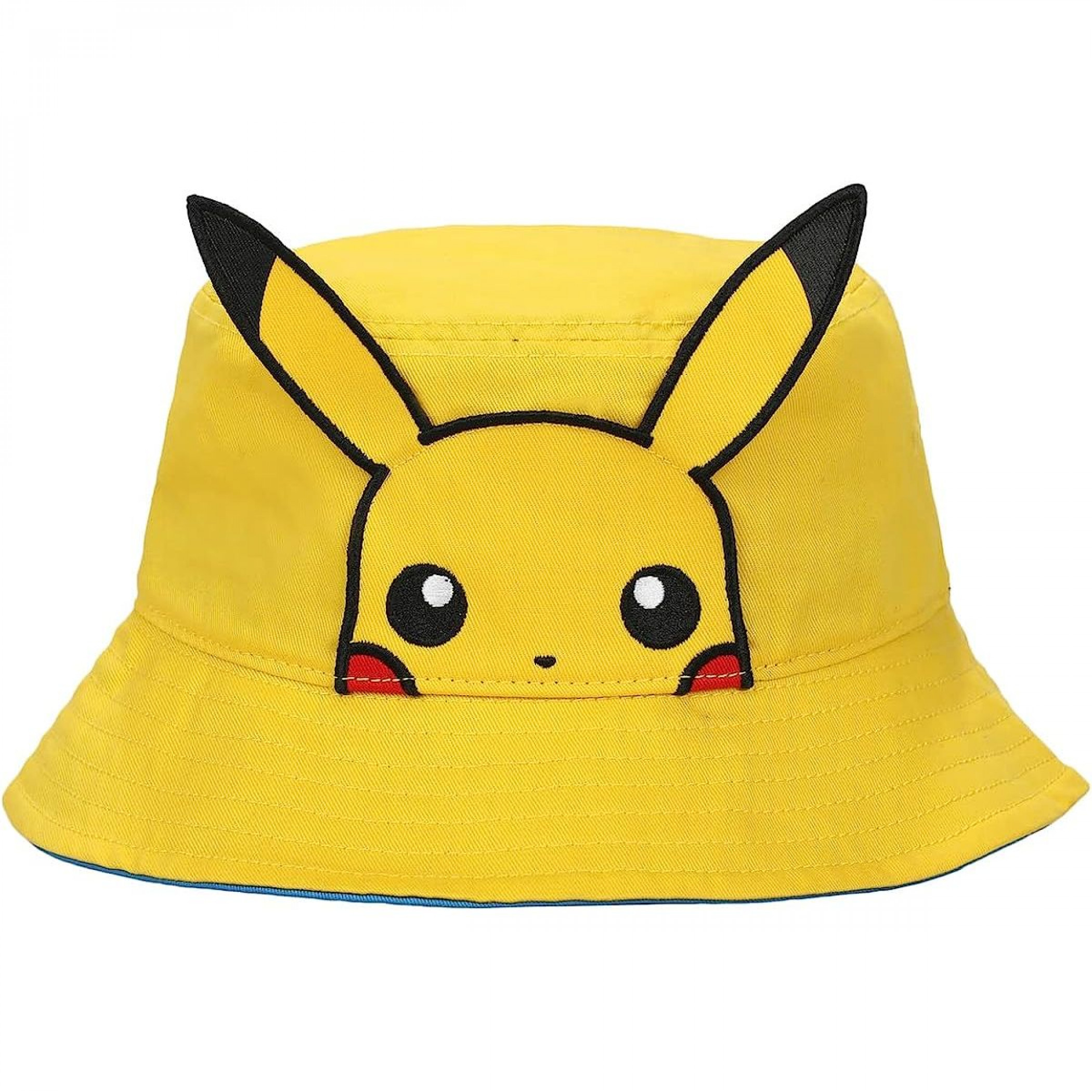 Pokemon Peeking Pikachu 3D Bucket Hat, Yellow