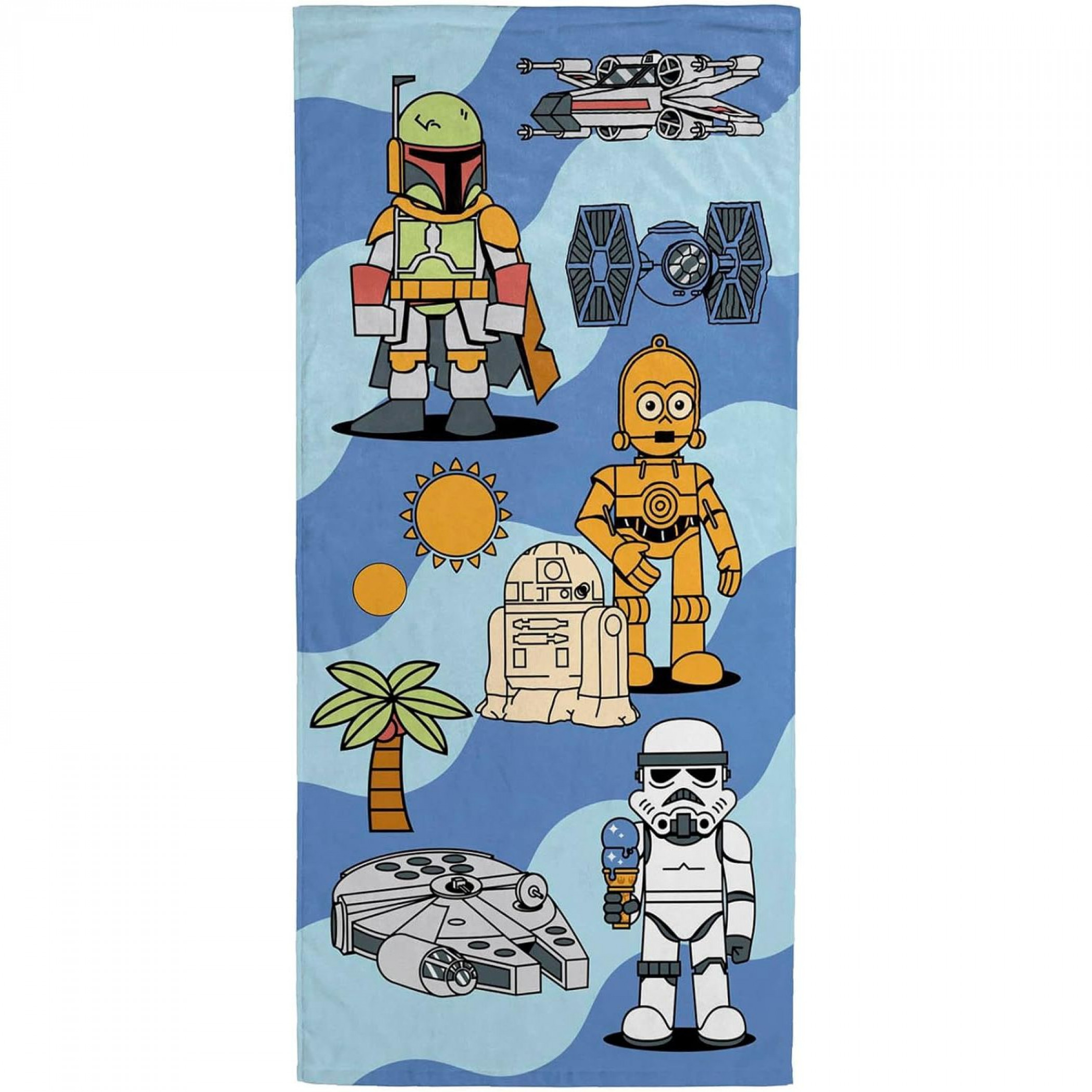 Star Wars Beach Day Beach Towel, Blue