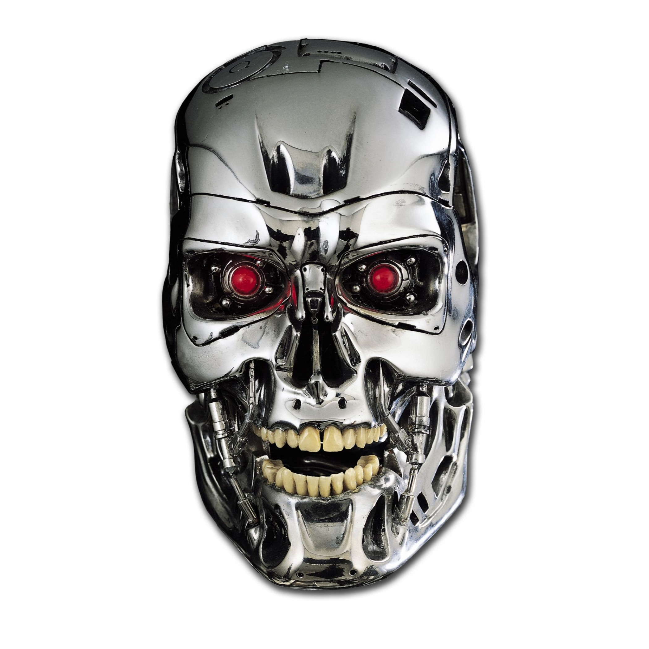 The Terminator Car Decal, Silver