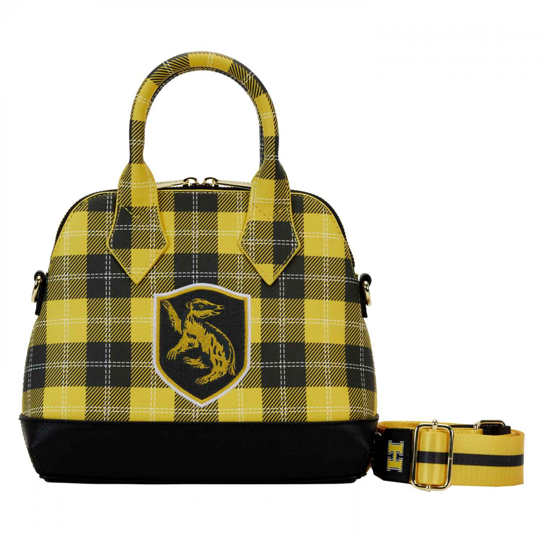 Harry Potter Hufflepuff Varsity Crossbody Bag by Loungefly, Yellow