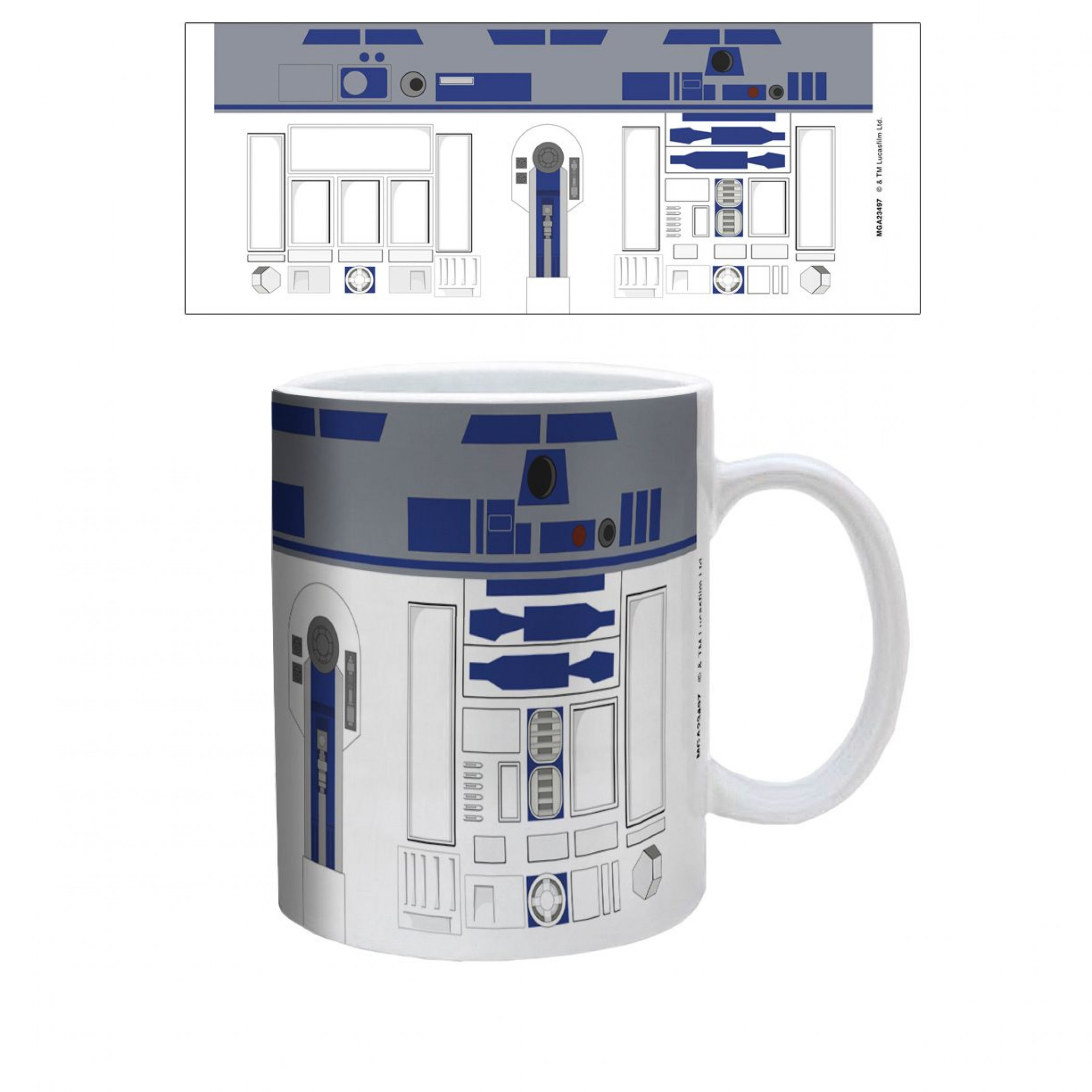 Star Wars R2-D2 Full Body 11 oz. Ceramic Mug, Multi-Color