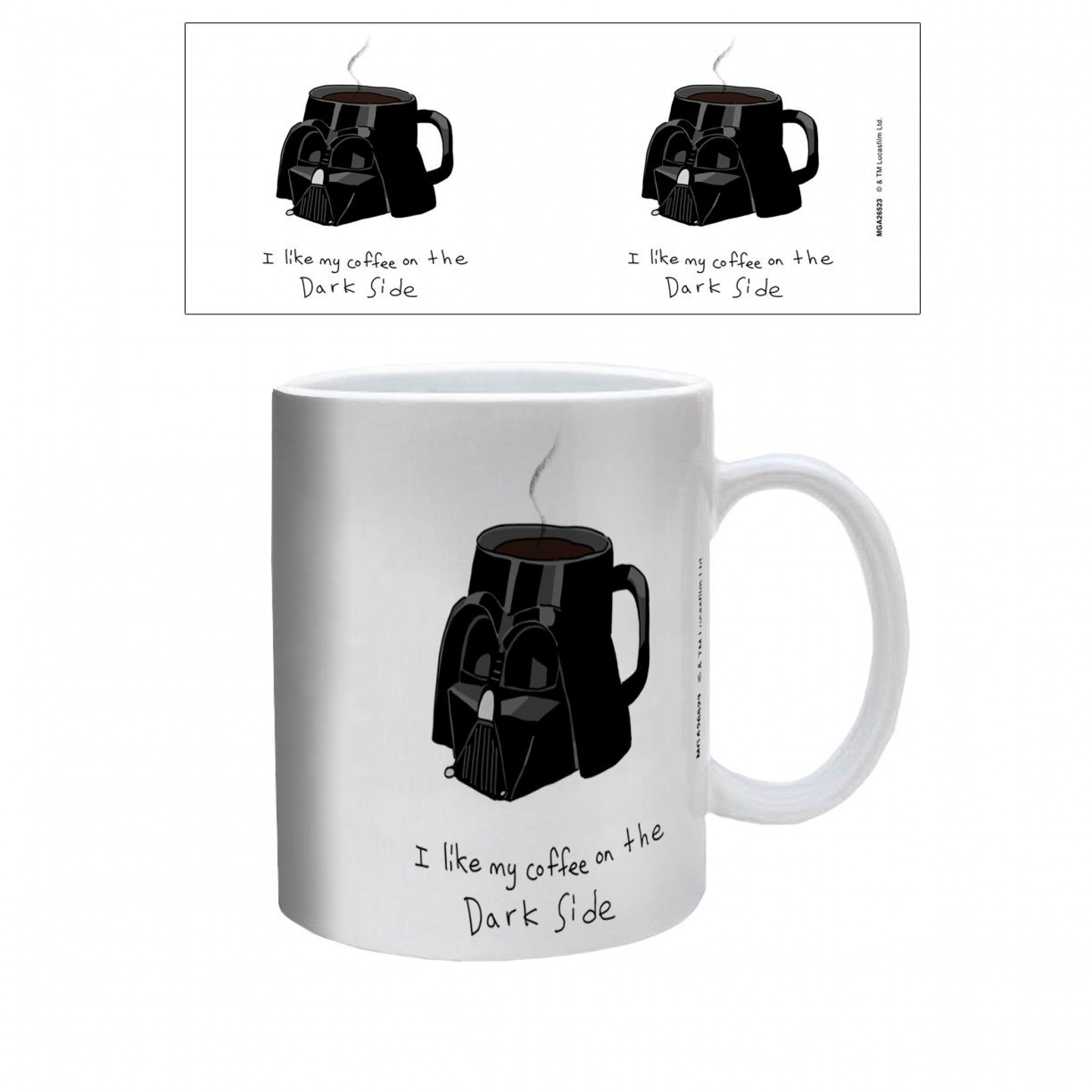 Star Wars Coffee on The Dark Side 11 oz. Ceramic Mug, Multi-Color