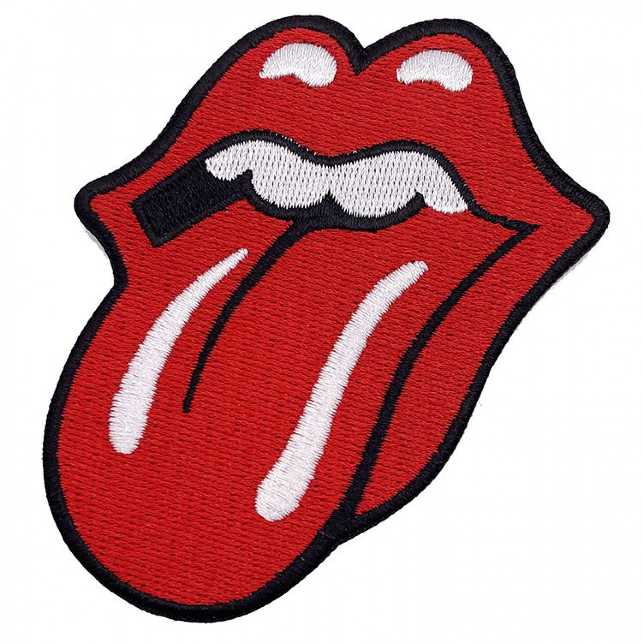 The Rolling Stones Tongue Logo 3'x3.75' Patch