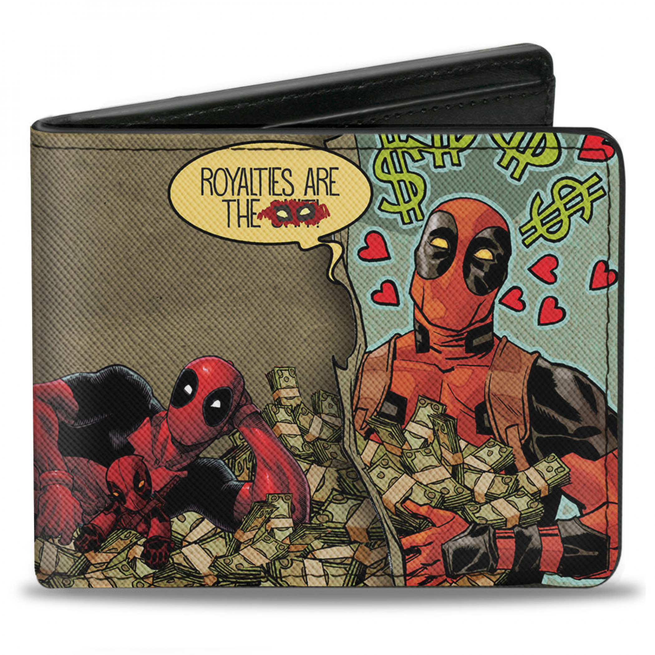 Deadpool Royalties are The... Bi-Fold Wallet, Multi-Color