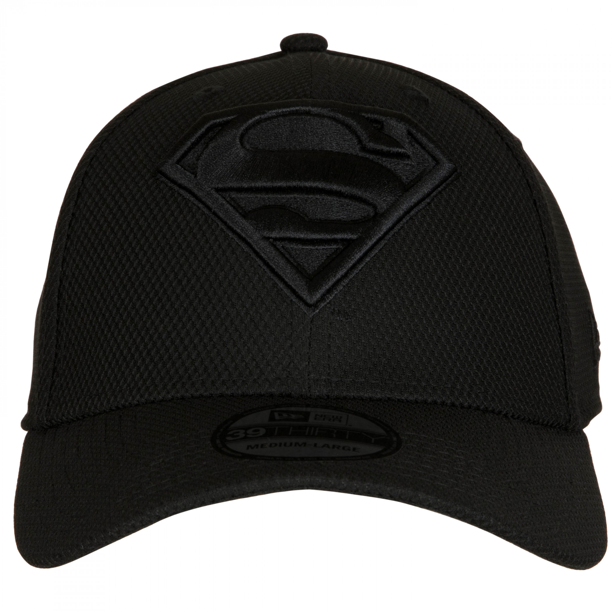 Cappello aderente Superman Symbol nero su nero New Era 39Trenta nero - Foto 7 di 20