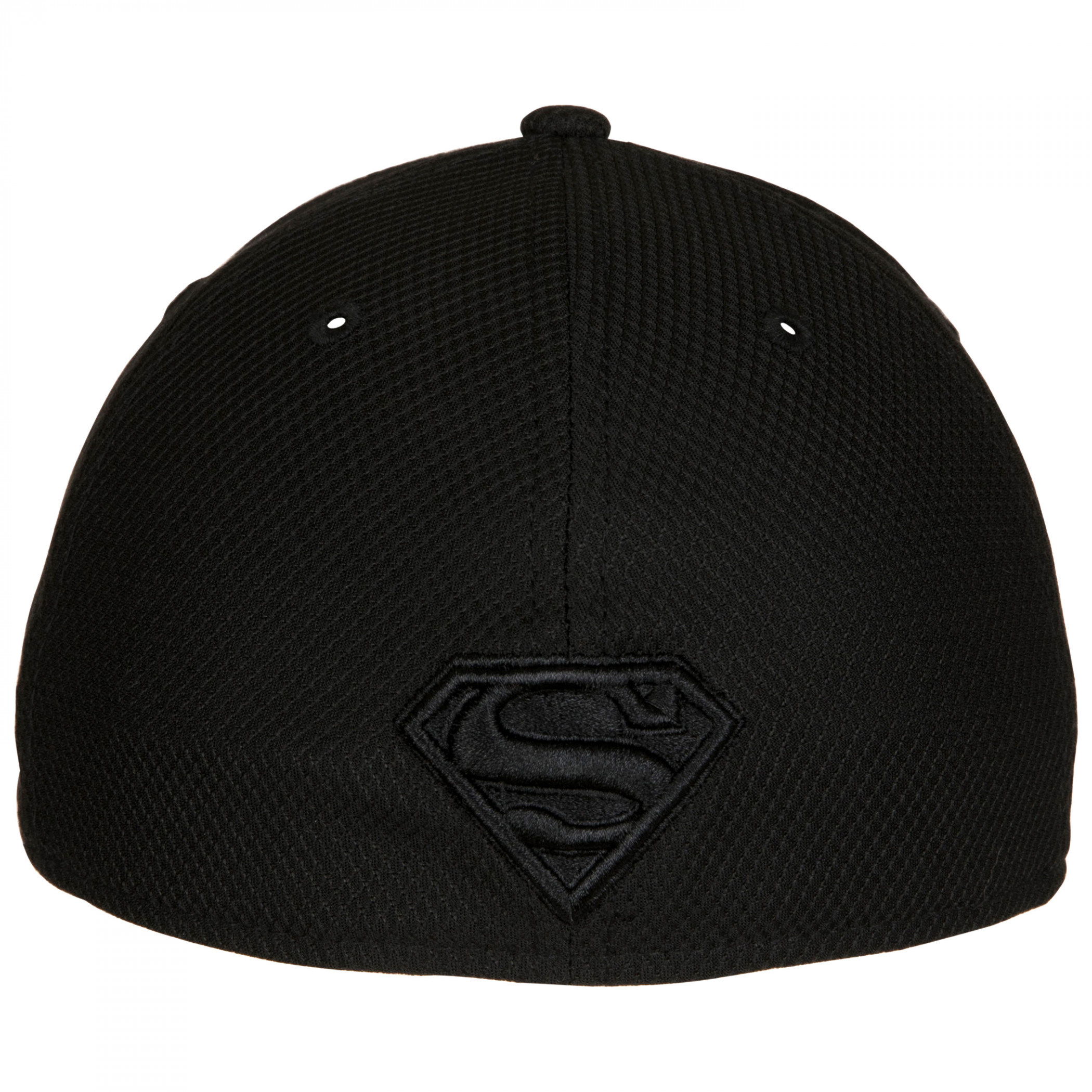 Cappello aderente Superman Symbol nero su nero New Era 39Trenta nero - Foto 9 di 20
