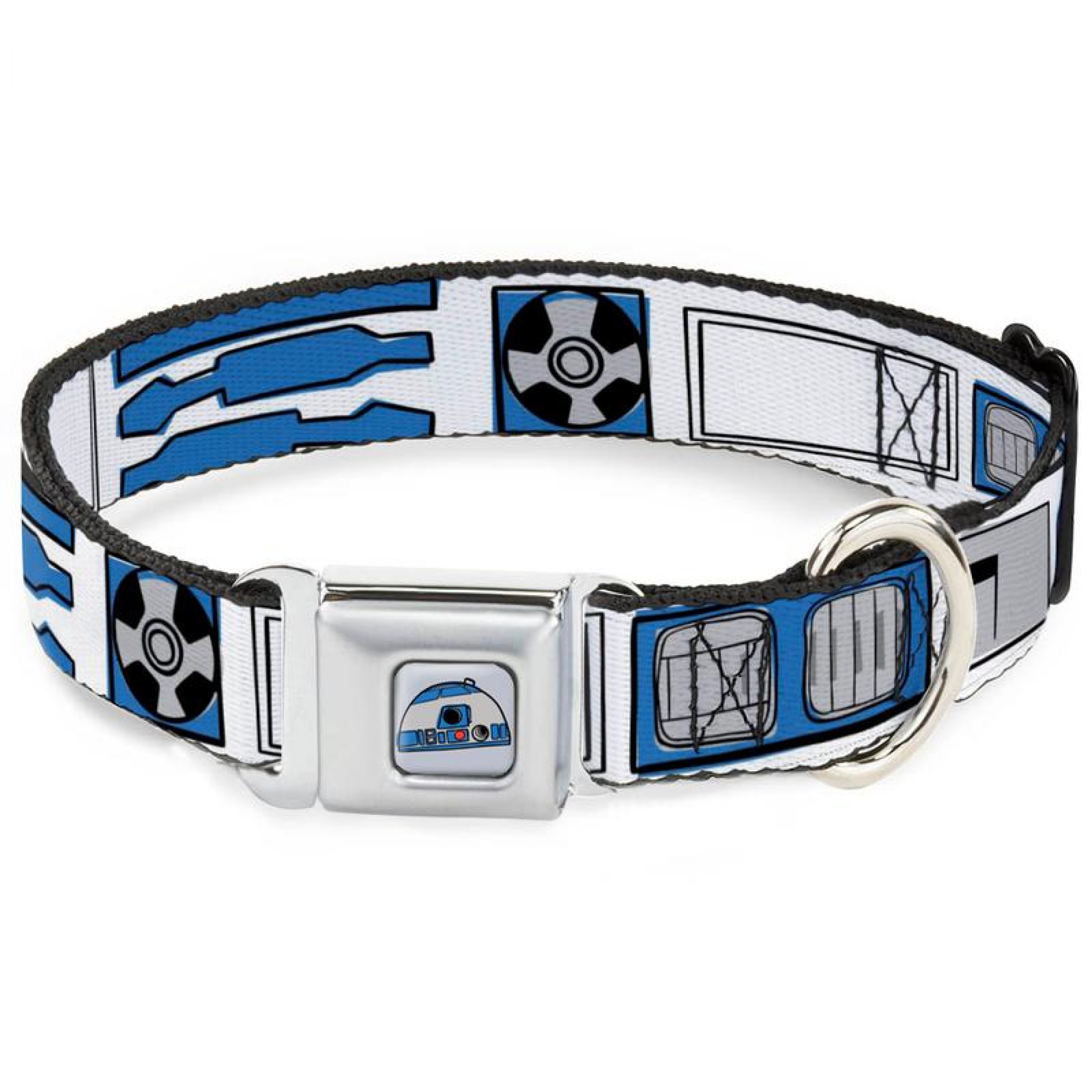 Star Wars R2-D2 Costume 1' Wide Dog Collar, Multi-Color