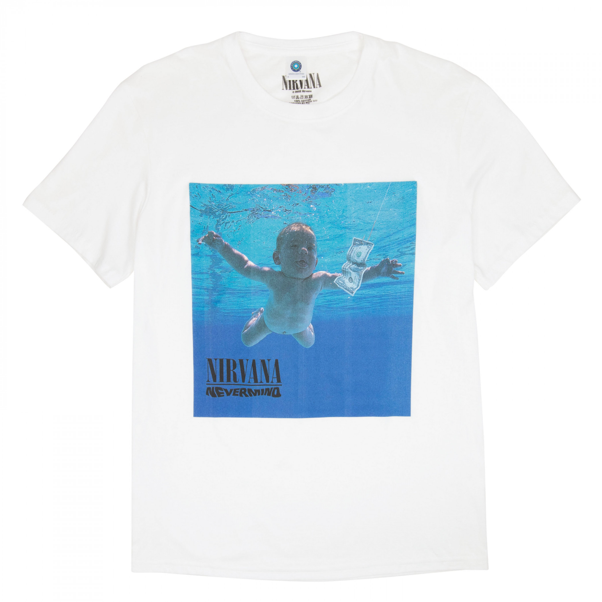 Nirvana Nevermind 1991 Album Cover T-Shirt