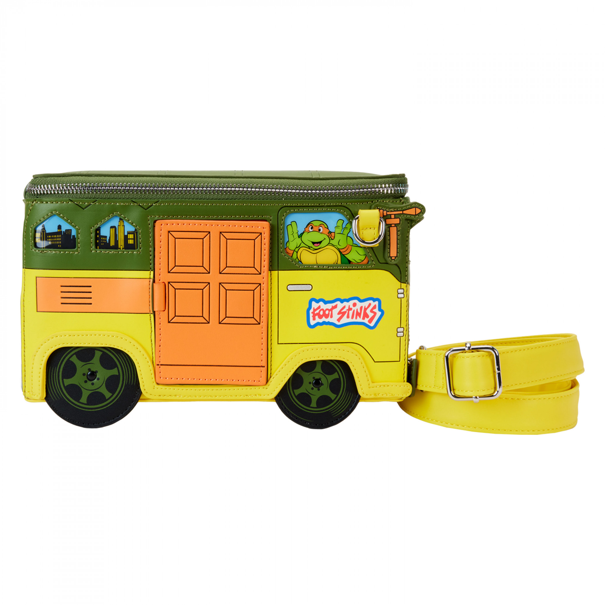 Teenage Mutant Ninja Turtles Party Wagon Crossbody Bag by Loungefly, Multi-Color