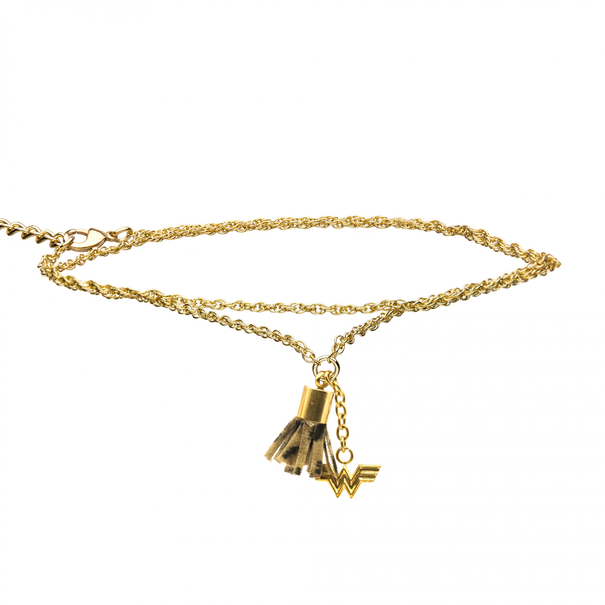 Wonder Woman 1984 Movie Logo Wrap Lasso Bracelet, Gold