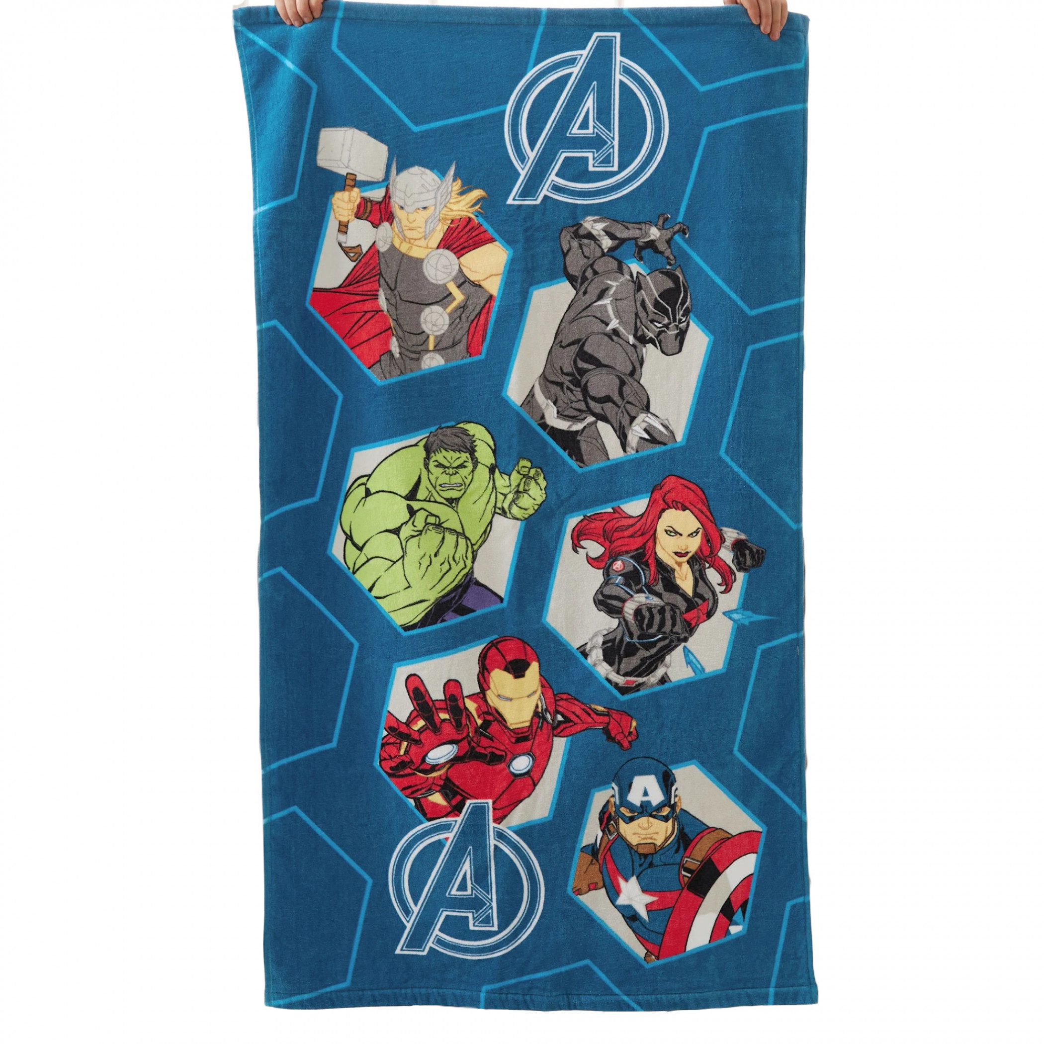Marvel Comics The Avengers Legends Bath Towel, Multi-Color