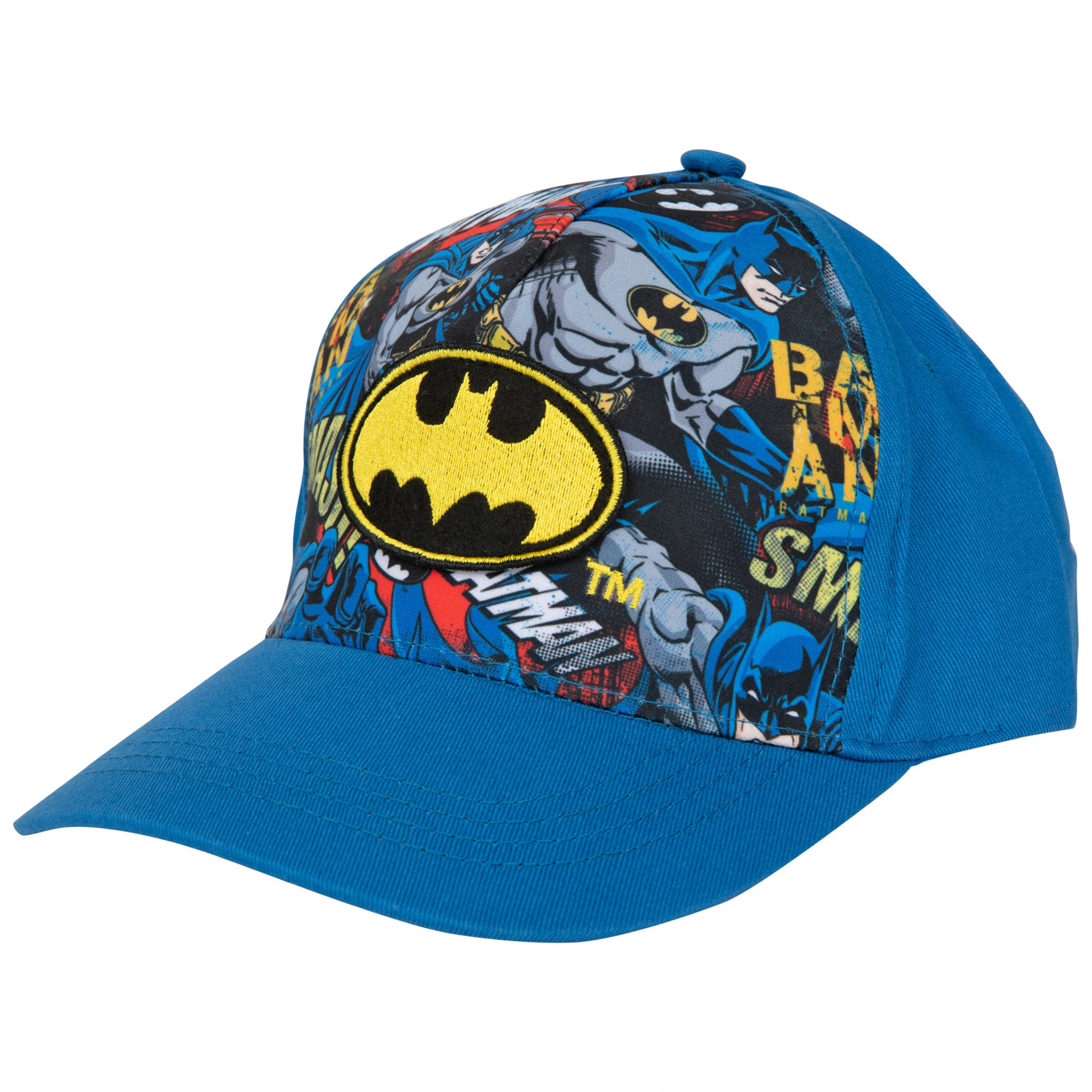 DC Comics Classic Batman Smash Bat Symbol w/ Embroidery, Multi-Color