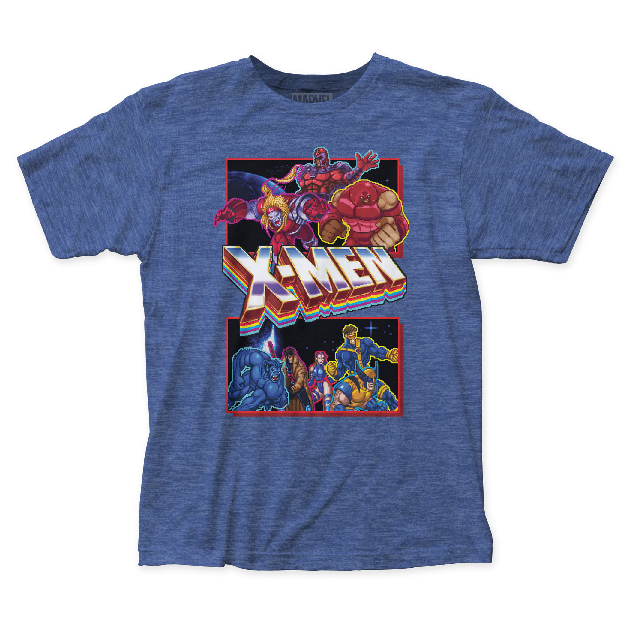 X-Men 90's Arcade Team-Up T-Shirt, Blue