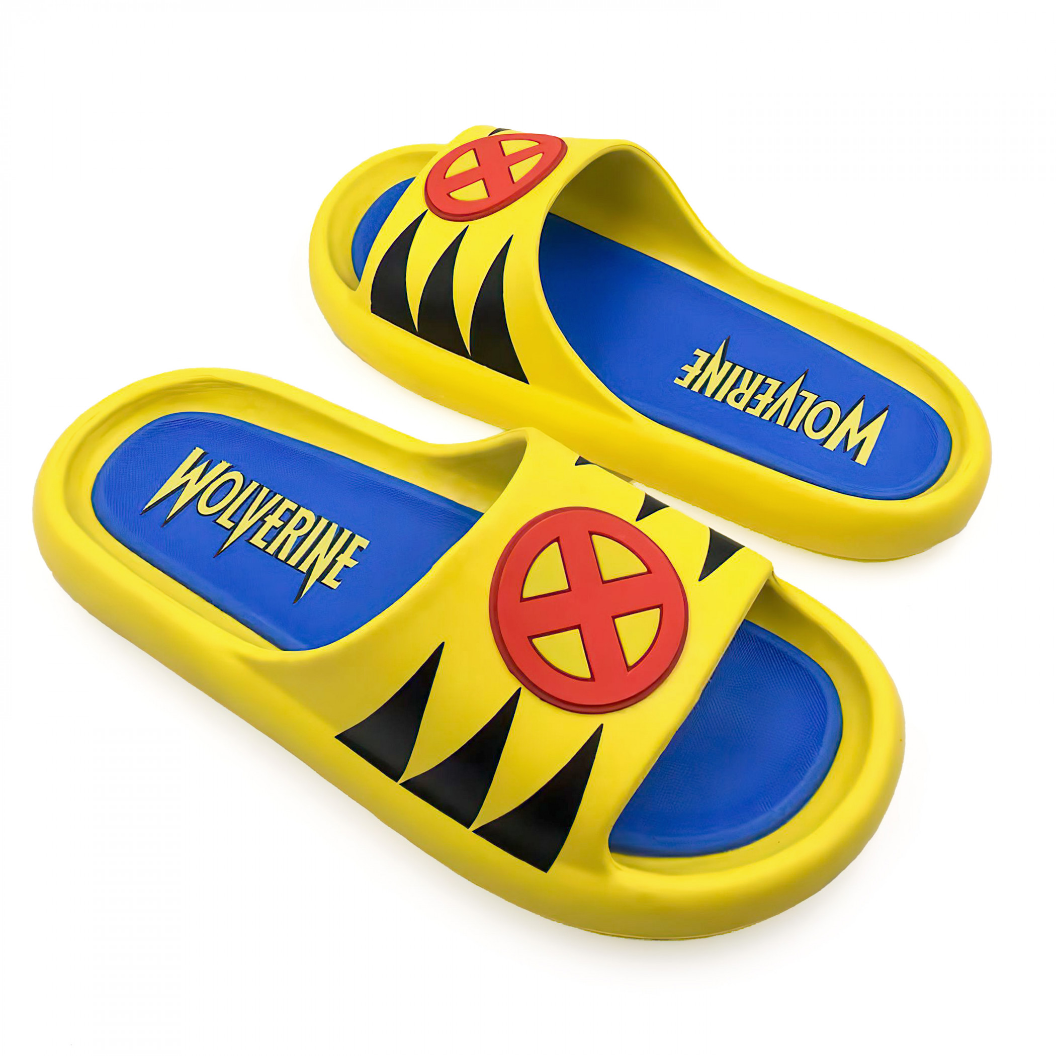 Wolverine Character Armor Men's Cloud Comfort Foam Slide Sandals, Yellow