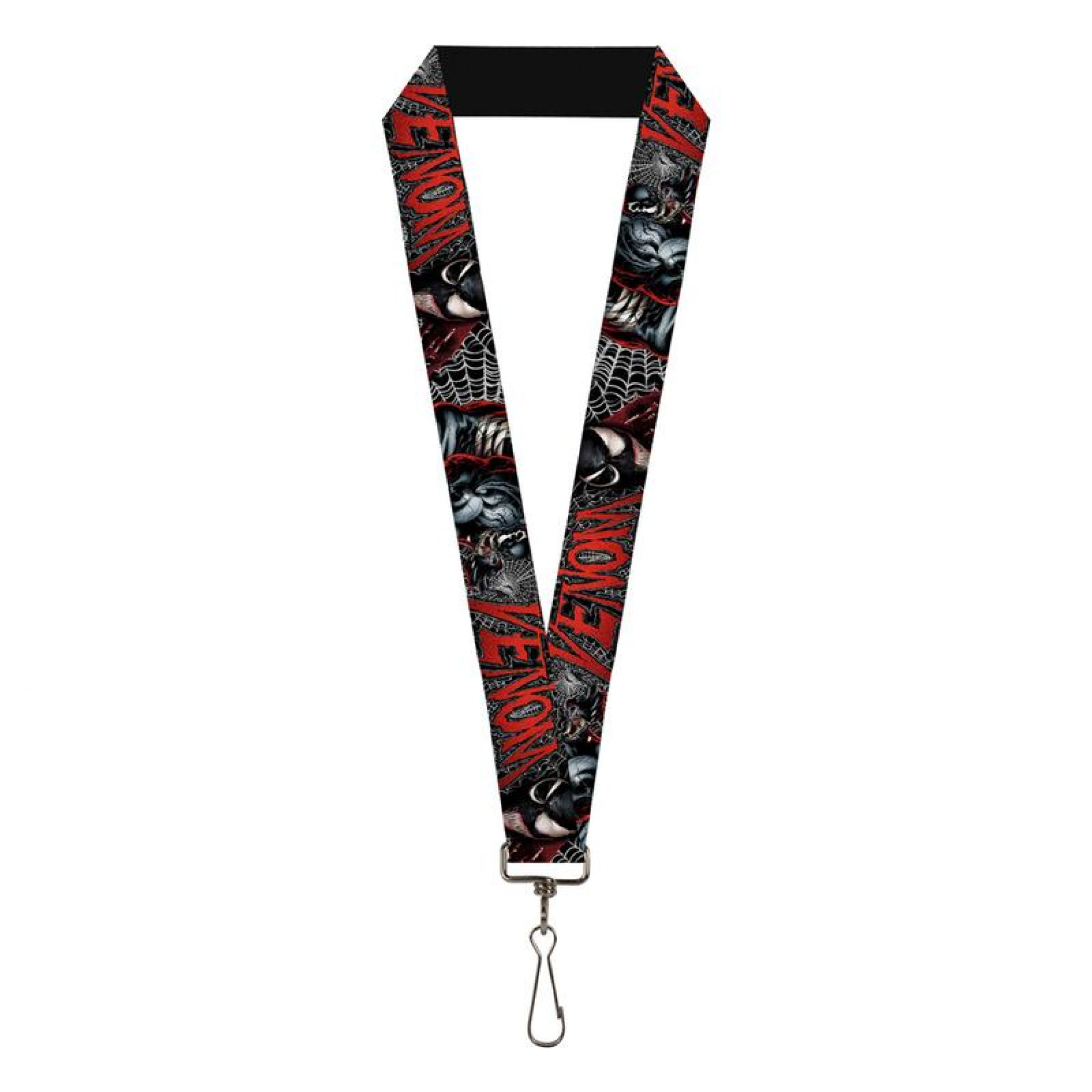 Marvel Comics Venom Action Pose Capital Punishment Comic Cover Lanyard, Multi-Color