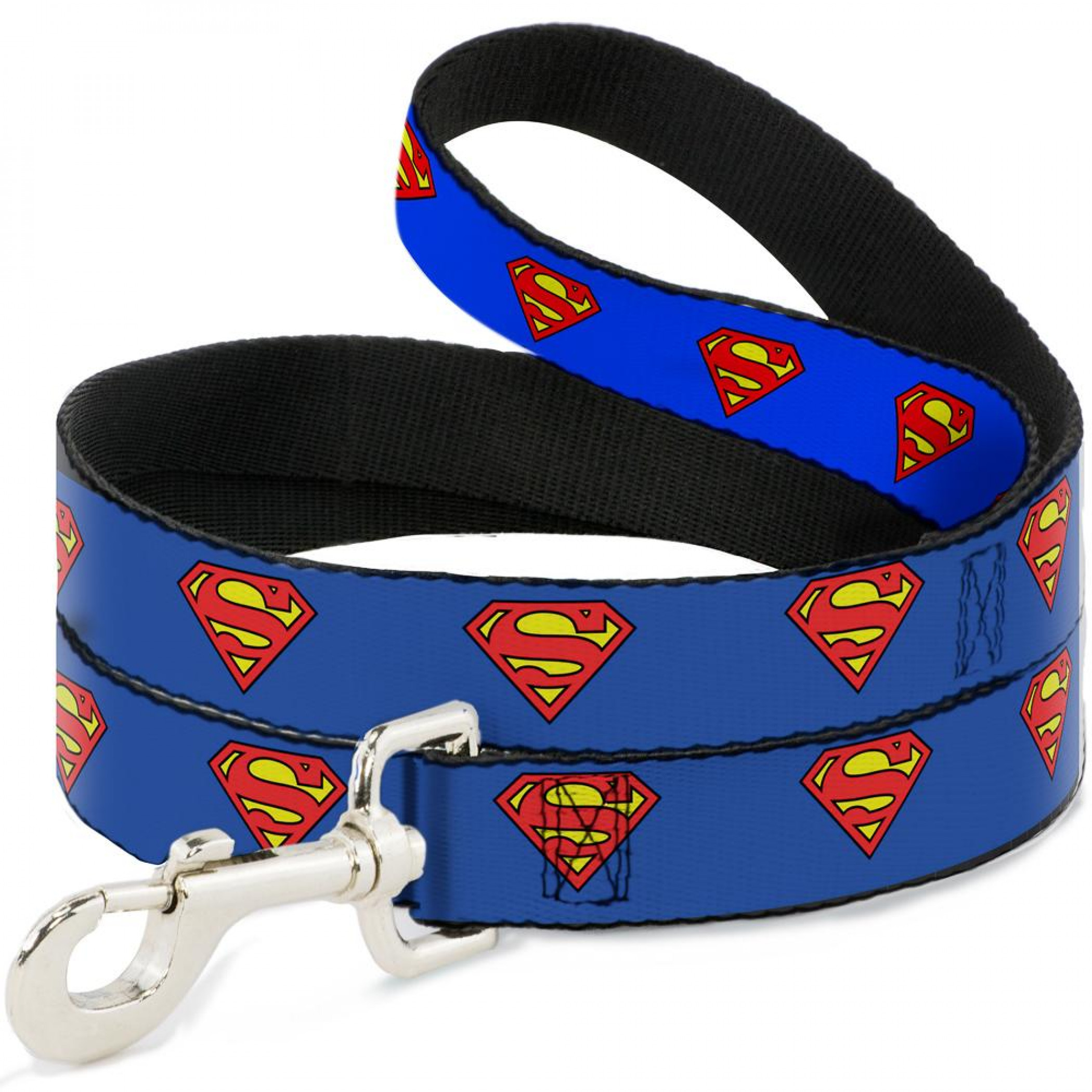 DC Comics Superman Brand Logo Dog Leash, Blue