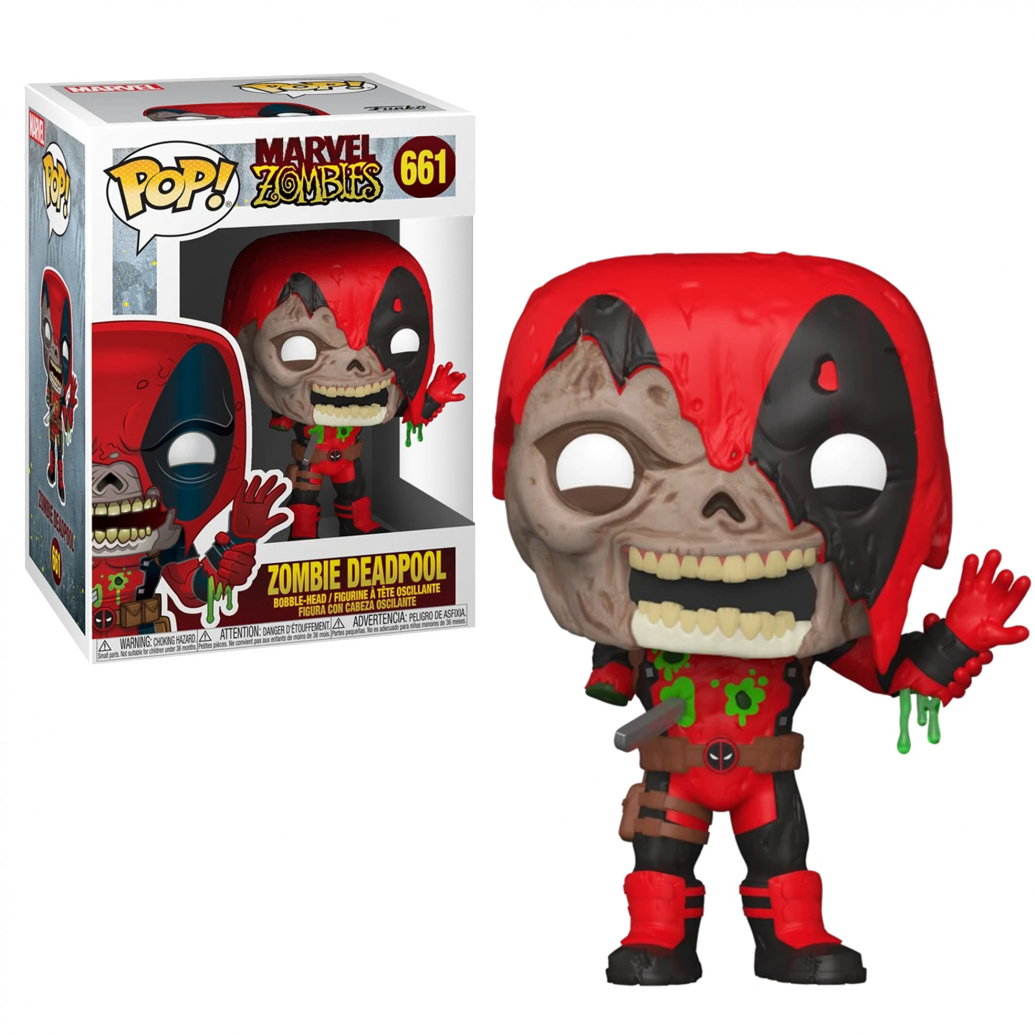 Marvel Zombies Deadpool Funko Pop!, Red
