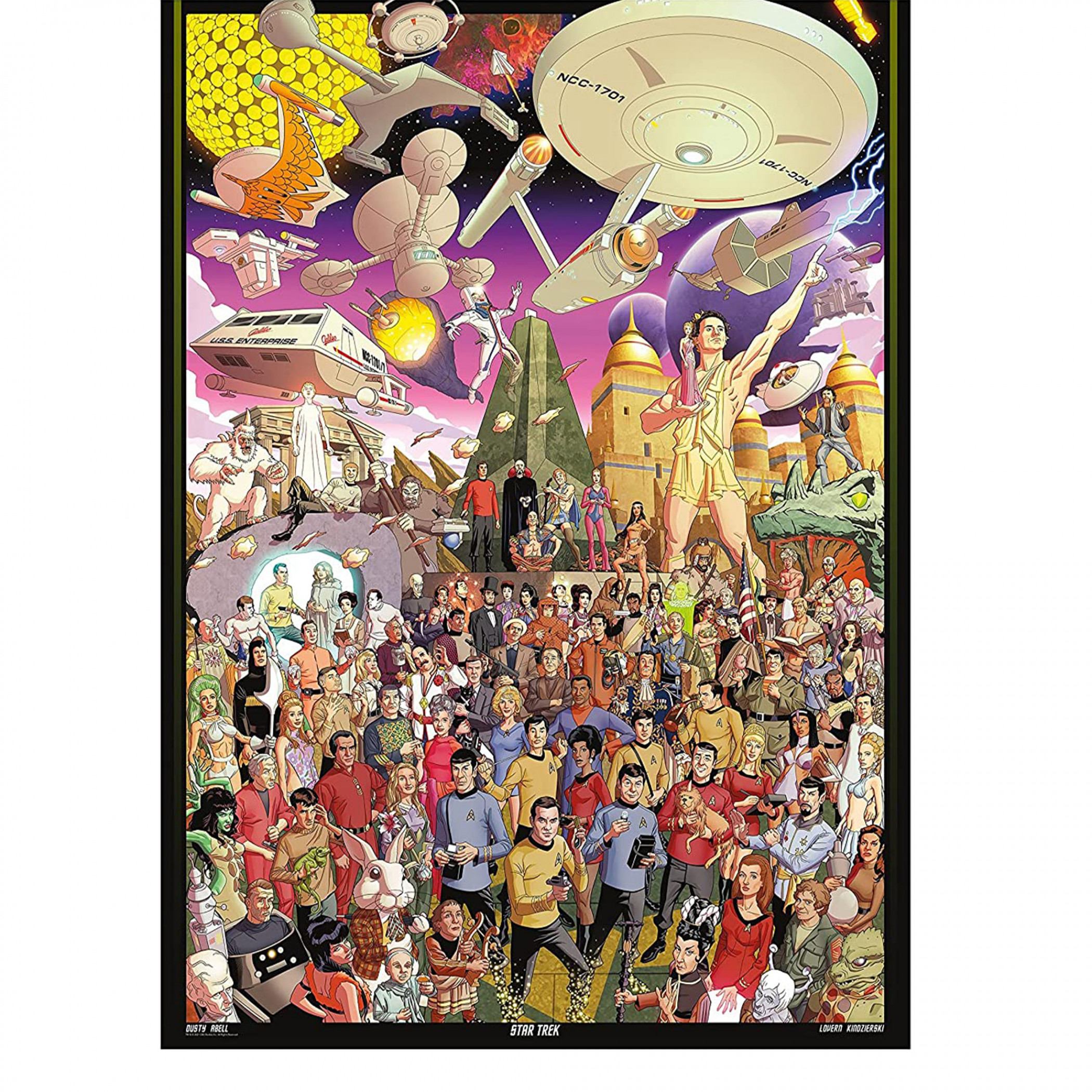 Star Trek The Original Series 3 000 Piece Jigsaw Puzzle, Blue