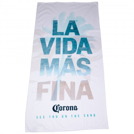 Corona Extra Vida Palm 30'x60' Beach Towel