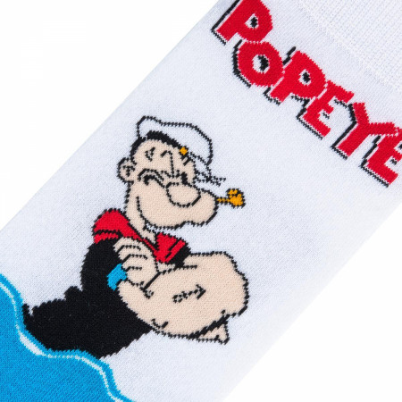 Popeye the Sailor Out at Sea Crew Socks