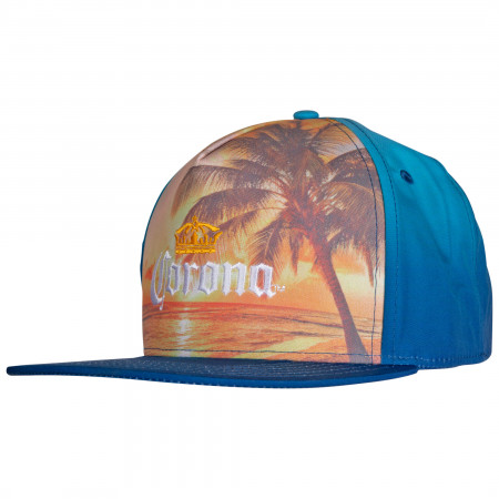 Corona Find Your Beach Logo w/Print Snapback Hat