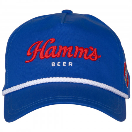 Hamm's Beer Roped Brim Adjustable Snapback Hat