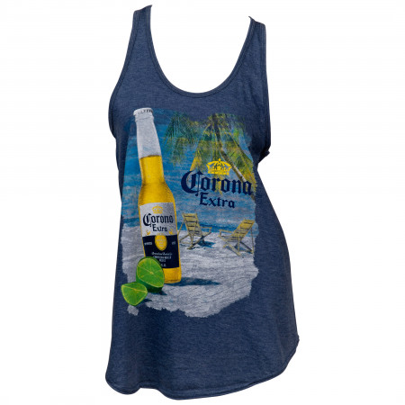 Corona Extra Beach Bottle Women's Tank Top