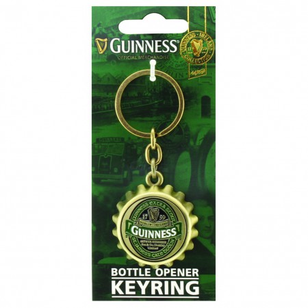 Guinness Ireland Bottle Cap Bottle Opener Keychain
