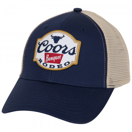 Coors Banquet Rodeo Logo Navy Colorway Adjustable Trucker Hat