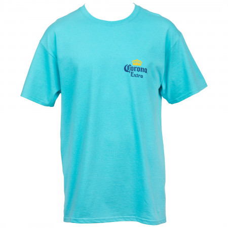 Corona Extra Always Summer At The Beach Blue T-Shirt