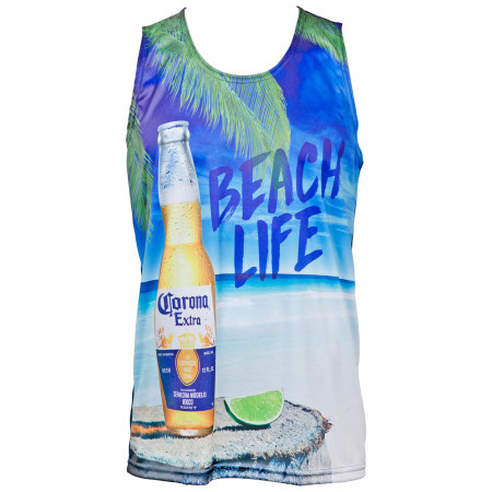 Corona Beach Life Sublimated Tank Top