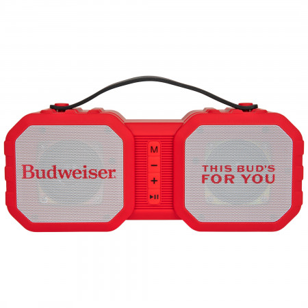 Budweiser Waterproof Rugged Bluetooth Phone Holder Speaker