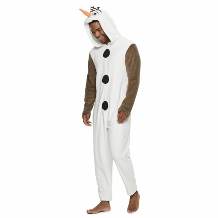 Frozen's Olaf Costume White Plush Union Suit