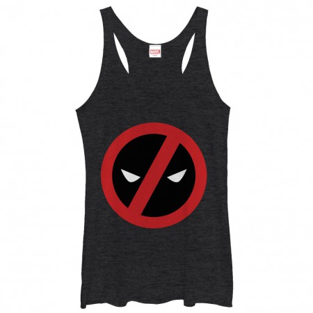 Deadpool Simple Black Juniors Tank Top