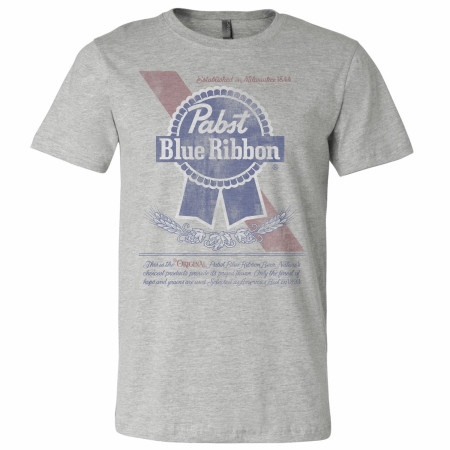 Pabst Blue Ribbon Distressed Logo T-Shirt