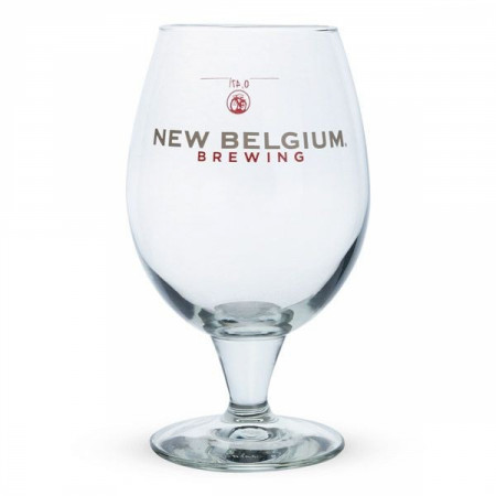 New Belgium Brewing Co. 16oz. Belgian Beer Glass