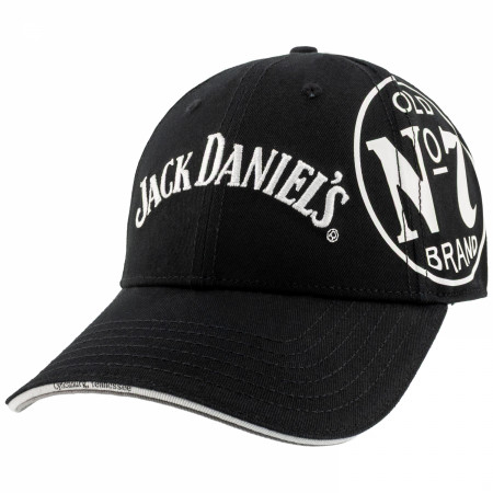 Jack Daniel's Old No. 7 Side Logo Adjustable Black Hat