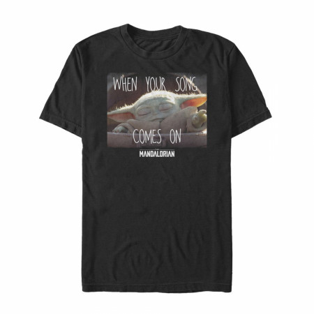 The Mandalorian Favorite Song The Child Black T-Shirt