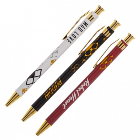 Harley Quinn 3 Pack Pens
