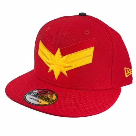Captain Marvel Scarlet Red New Era 950 Adjustable Hat