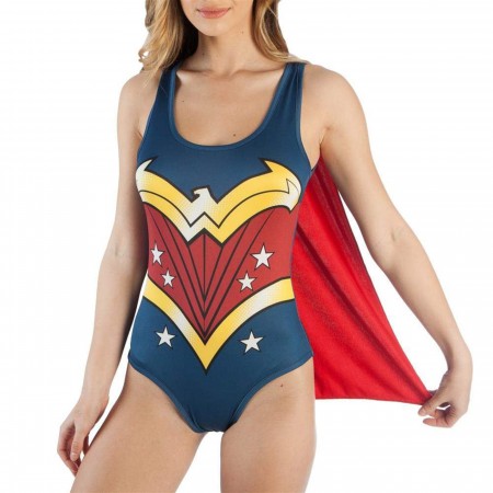 DC Comics Wonder Woman Bodysuit with Cape