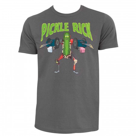 Rick and Morty Pickle Rick's Gym Tshirt
