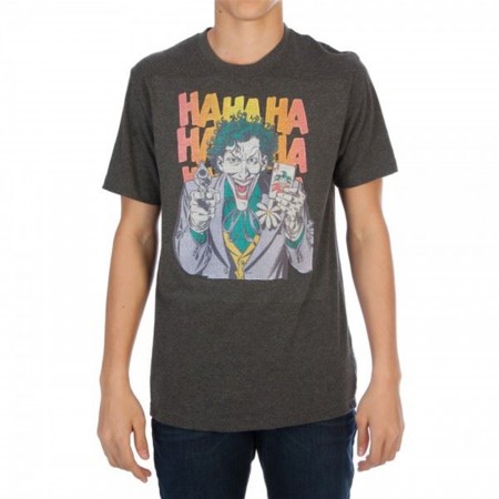 DC Comics Joker HAHAHA Threadpixel Mens T-Shirt