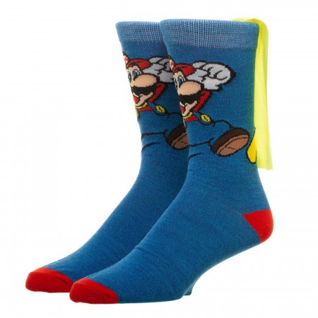 Nintendo Super Mario Brothers Caped Socks