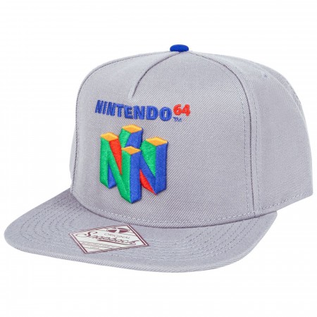 Nintendo 64 Logo Snapback Hat
