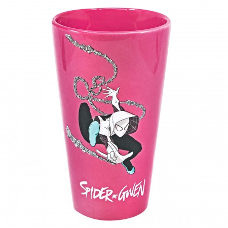 Spider Gwen Pink Pint Glass