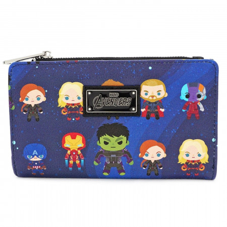 New Avengers Chibi Zip Around Wallet